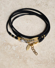 Load image into Gallery viewer, BRACELET -  Wrap leather bar bracelet  - BR-267