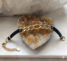 Load image into Gallery viewer, BRACELET  -  Stainless Stell and Leather - Style - BR-274
