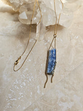 Load image into Gallery viewer, NECKLACE - Raw Kyanite stone Necklace  -  NEC-1564