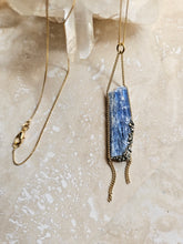 Load image into Gallery viewer, NECKLACE - Raw Kyanite stone Necklace  -  NEC-1564
