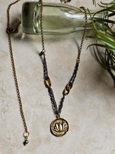 Load image into Gallery viewer, NECKLACE -  Lotus Flower Necklace -  NEC-1571