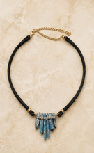 Load image into Gallery viewer, NECKLACE - Choker with Kyanite stones  - NEC-1573