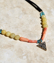 Load image into Gallery viewer, NECKLACE -  Choker   - Colorful natural beads  -  NEC-1575