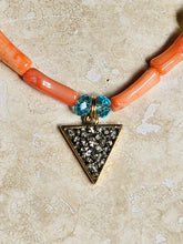 Load image into Gallery viewer, NECKLACE -  Choker   - Colorful natural beads  -  NEC-1575