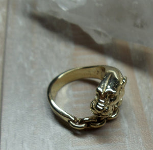 RING - Tiger face ring  -  R-1070