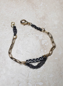 BRACELET - Chain bracelet  18k Gold Plated - BR-241