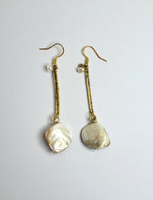 Load image into Gallery viewer, EARRING - EAR-392 Mother Pearl dangle earring