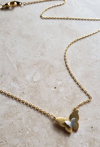TINY Necklace - Gold Butterfly - NC-823